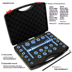 Caja de Herramienta Para Instalar Rulemanes de Maza y Caja Pedalera TOOPRE TP-L43 - BICPER Banda