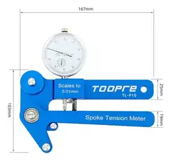 Imagen de Medidor de Tensión de Rayos TOOPRE TL-P10 | Profesional - Aluminio - Compatible con Rayos Planos y Redondos