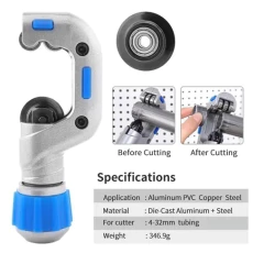 Cutter TOOPRE CT-650 Cortatubos Metálicos con Rulemanes - 5 a 50mm - BICPER Banda