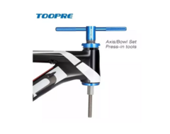 Prensa Toopre TP-2.2PRO con mango para colocar cajas pedaleras y juegos de dirección en internet