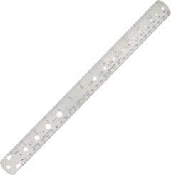regla metalica Bike Hand para medir rayos, palancas, niples, bolillas, chavetas - tienda online