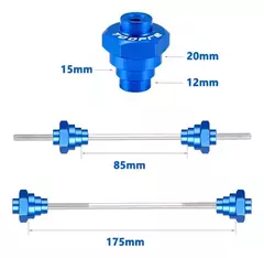 Adaptador Toopre para Ejes Pasantes | CNC Aluminio - 12/15/20mm - 100/110/142/148mm Compatible en internet