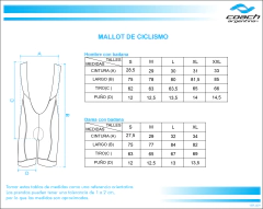 Mallot de Ciclismo Coach dama liso - tienda online