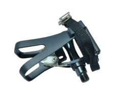 Pedales con punteras regulables especial ruta o pista - comprar online