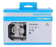 Pedales Shimano M324 SPD + Plataforma | Pedal Mixto Ideal para Iniciarse con Calas - 533g - tienda online