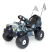Jeep a Pedal Latapy camuflado grande AP-007 c/ rueda aux y bidones