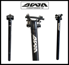 Caño Portasilla Bicicleta AWA Neutro Aluminio 30.9x400 mm