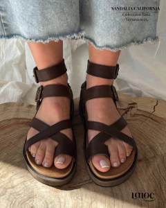 SANDALIA CALIFORNIA CHOCO - comprar online