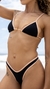Top cortininha Viés + Calcinha Asa Viés Preto e Nude - comprar online