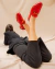 Imagen de AMELIE RED PATENT - PRE VENTA