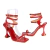 STEFFY PATENT RED - Regina Margherita Tienda Online