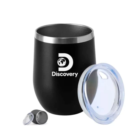 MATE DISCOVERY CON TAPA 280ML NEGRO