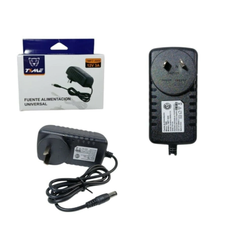 FUENTE DE ALIMENTACION UNIVERSAL TIME 12V 3A