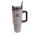 VASO TERMICO 900ML BLANCO CON SORBETE DE METAL - comprar online