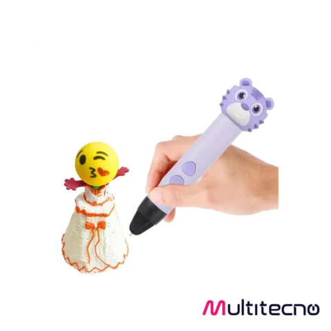 LAPIZ IMPRESIÓN 3D TIGRE LILA - comprar online