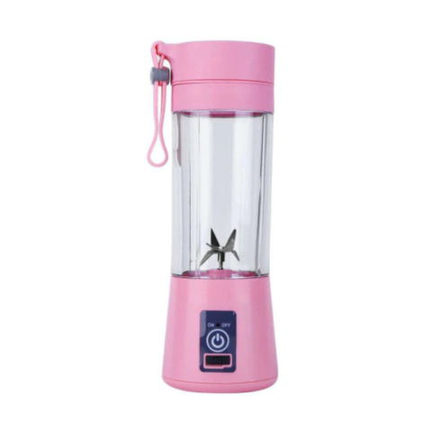 LICUADORA PORTATIL 380ML ROSA