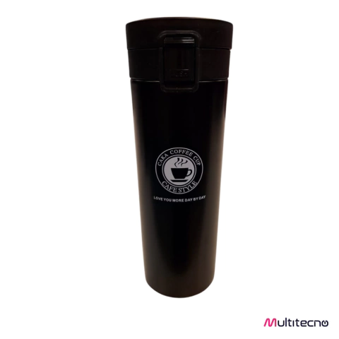 VASO TERMICO PARA CAFE NEGRO 500ML - comprar online