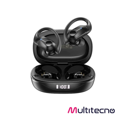 AURICULAR INALAMBRICO LENOVO LP75 NEGRO - comprar online