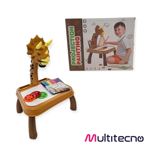 PROYECTOR PAINTING DINO MARRON - comprar online