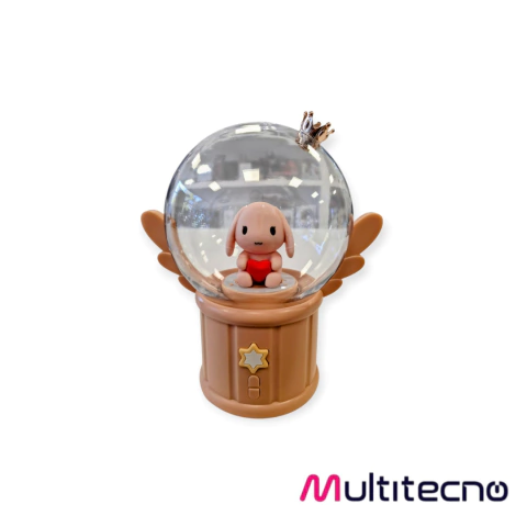 VELADOR GIRATORIO CONEJITO ROSA - comprar online