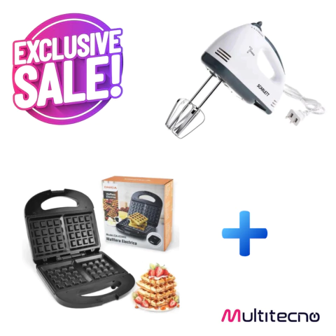 WAFLERA ONICA + BATIDORA LUMABELLA - comprar online