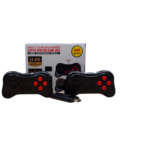 CONSOLA GAME BOX MINI 600 JUEGOS