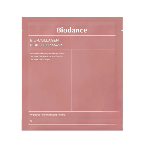 Biodance Mascarilla koreana Bio Collagen Hidratacion, firmeza, minimiza poros - comprar online