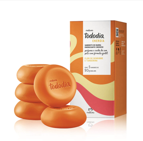 Natura Tododia pack de 5 Jabones Flor de Jengibre y Mandarina - comprar online