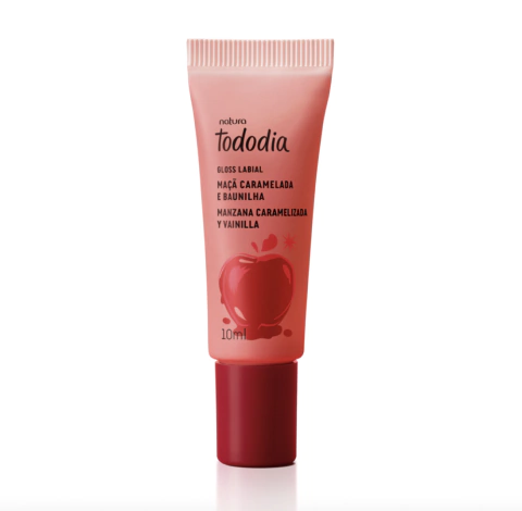 Natura Gloss Labial Tododia Manzana Caramelizada Y Vainilla con color