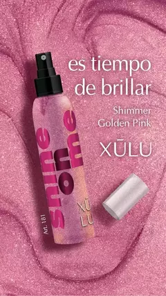 Xulu Shimmer sprya brillos cuerpo Shine on Me Golden Pink en internet