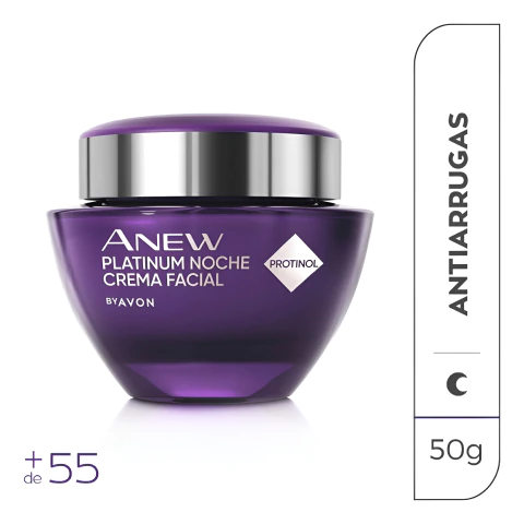 Avon Anew Platinum Protinol Crema Antiedad 50g Noche