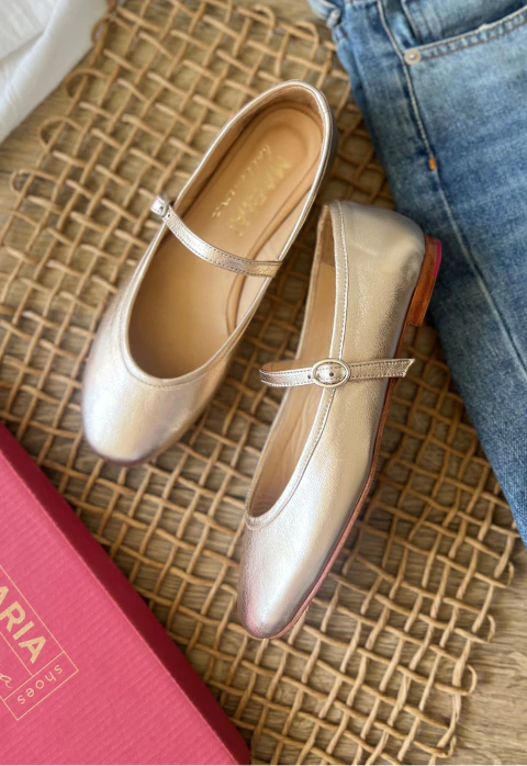 Ballerina Magui Oro Blanco - comprar online