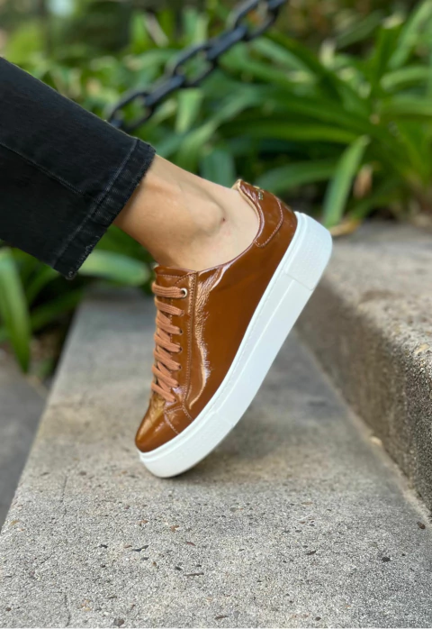 Zapatillas Cata Charol Suela - comprar online