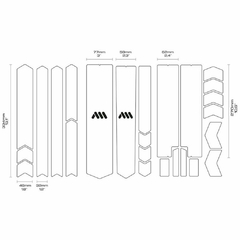 Protector de cuadro AMS Honeycomb Frame Guard Total - Estación Bike