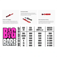Válvulas Tubeless Muc-off Big Bore Lite 45mm Large (Iridescent) - comprar online