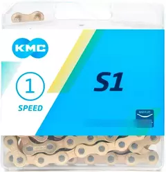 Cadena Kmc S1 Gold Pista Fixed - comprar online