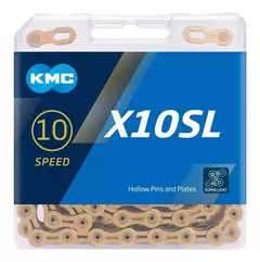 Cadena KMC X10SL Gold Titanio