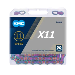Cadena Kmc X11 Aurora - Speed - Tornosolada