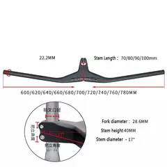 Imagen de Forma con Stem Integrado Carbono TOSEEK TM100