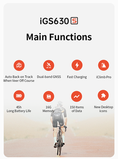 Imagen de Ciclocomputador iGPSPORT IGS630S
