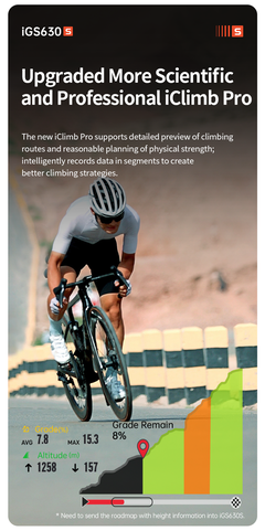 Ciclocomputador iGPSPORT IGS630S