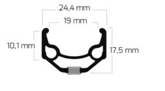 Llanta Doble Pared Weinmann Zac 19 - comprar online