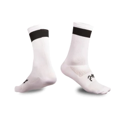 Medias Pave - Blanca con franja Negra