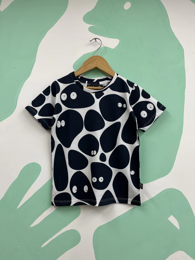 Remera piedras azul marino MC — imagen 2