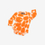 Body PIEDRAS Naranja
