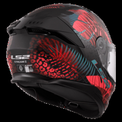CASCO LS2 STREAM II 808 JUNGLE NEG/ROSA - TiendaMoto Argentina TE: 1162818687