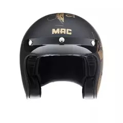 CASCO MAC 181 BOWIE NEKRUS BLACK/GOLDEN GLOSS - comprar online