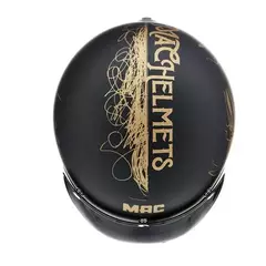 CASCO MAC 181 BOWIE NEKRUS BLACK/GOLDEN GLOSS - TiendaMoto Argentina TE: 1162818687