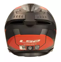 CASCO LS2 STREAM EVO II 808 ROAD TITANIUM RED/GREY - TiendaMoto Argentina TE: 1162818687