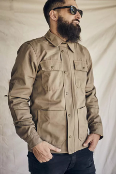 CAMPERA BROOKLYN AMBOY CON KEVLAR CREMA